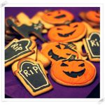 Galletas de Mantequilla Decoradas para Halloween