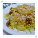 Ensalada de Piña con Salsa Rosa