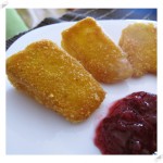 Queso Camembert Frito con Mermelada de Frambuesa